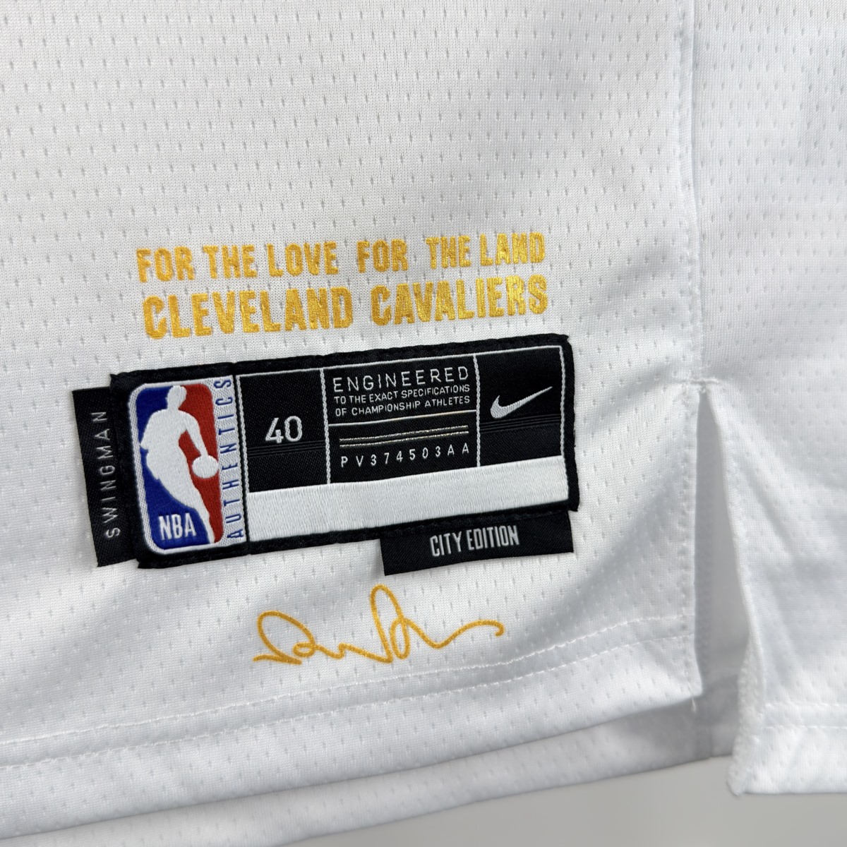 NBA Cleverland Cavaliers Round Neck White Jersey HARDEN#1