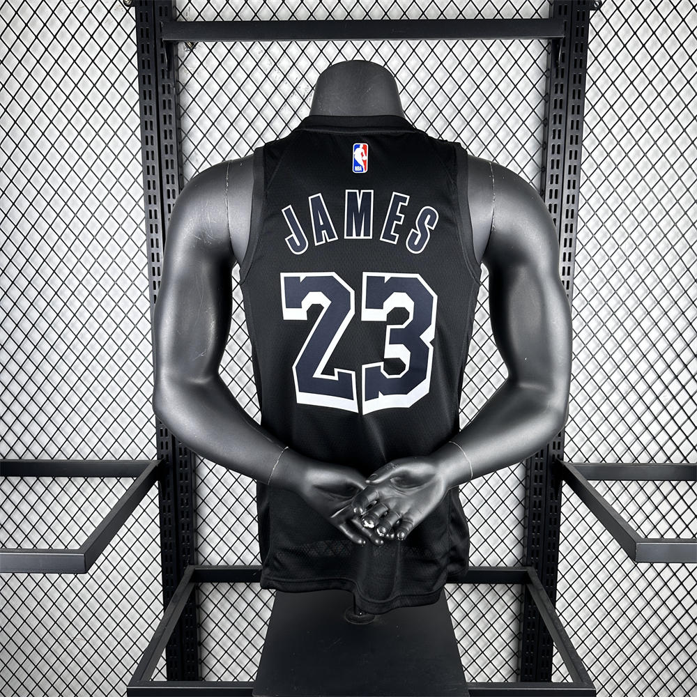 NBA Los Angeles Lakers Honor Edition Black Jersey JAMES#23 S-XXL