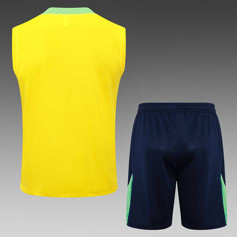 24/25 Brazil Yellow Training Set Shirt and Shorts