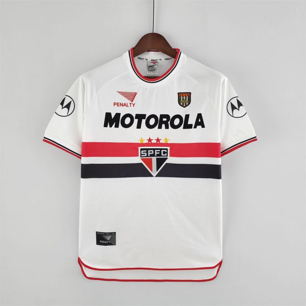 Retro 2000 sao paulo home jersey Fan Version