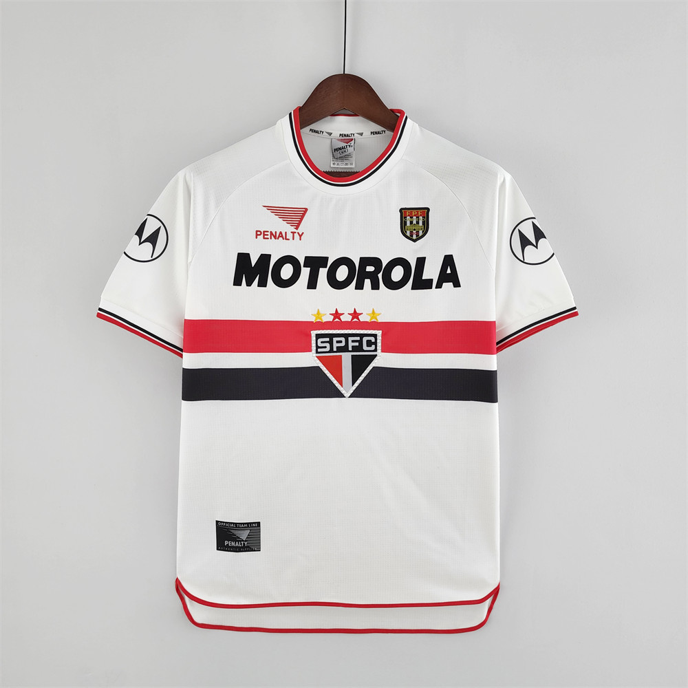 Retro 2000 sao paulo home jersey Fan Version