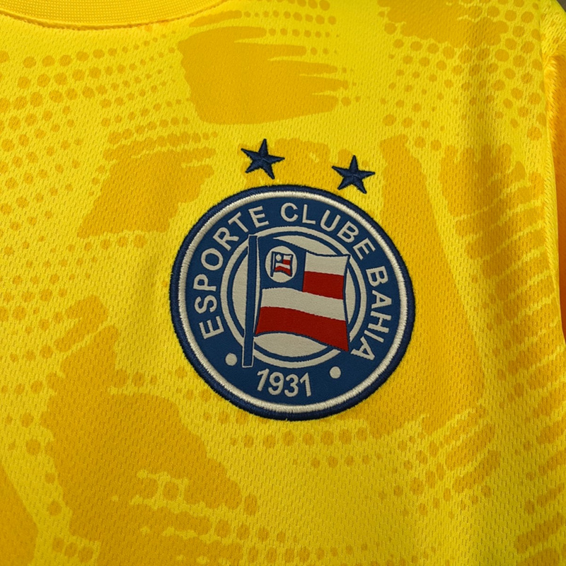 2025/26 Bahia Goalkeeper Yellow jersey Fan version