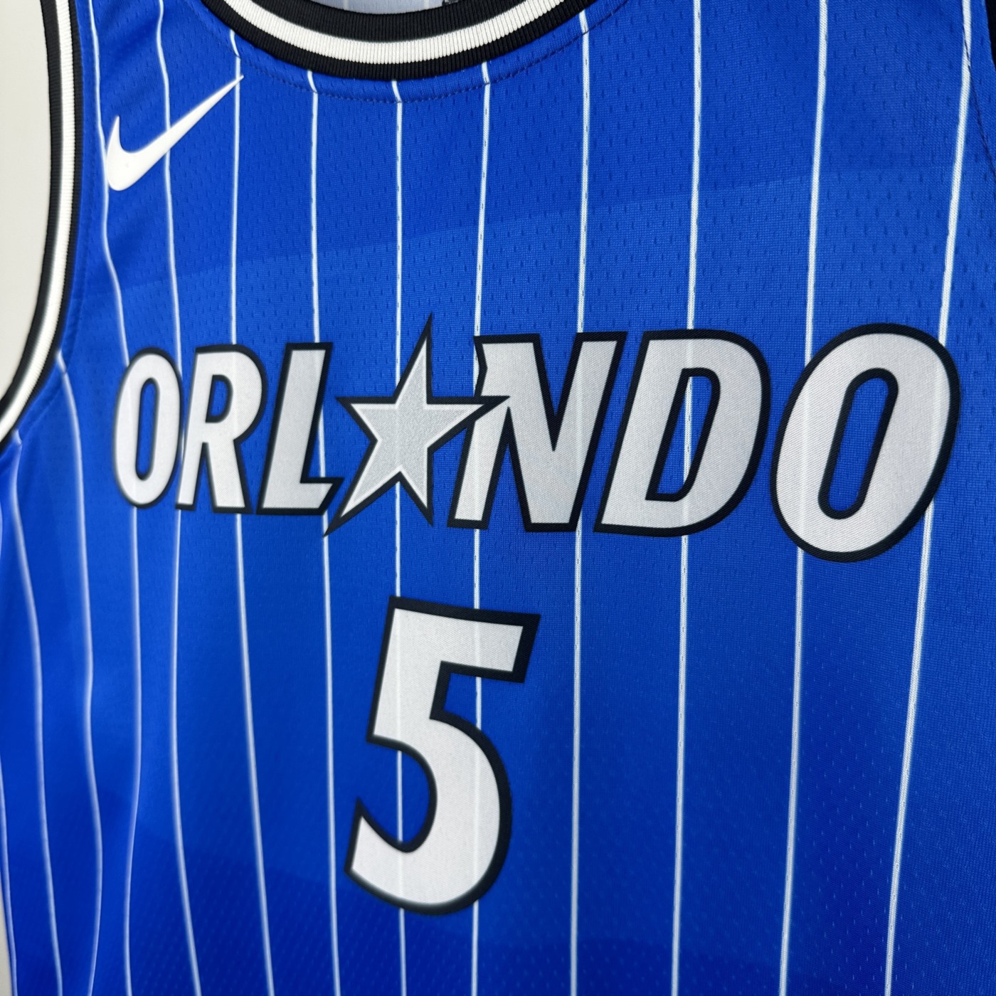 NBA Orlando Magic 2025/26 Round Neck Blue Jersey BANCHERO#5 S-XXL