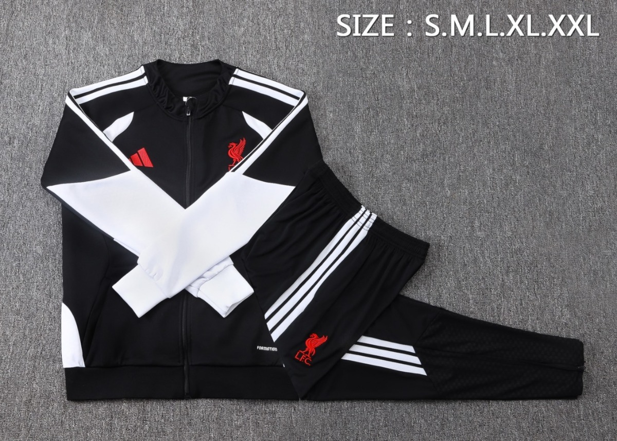 2026 Liverpool Black Jacket Training Suit Set