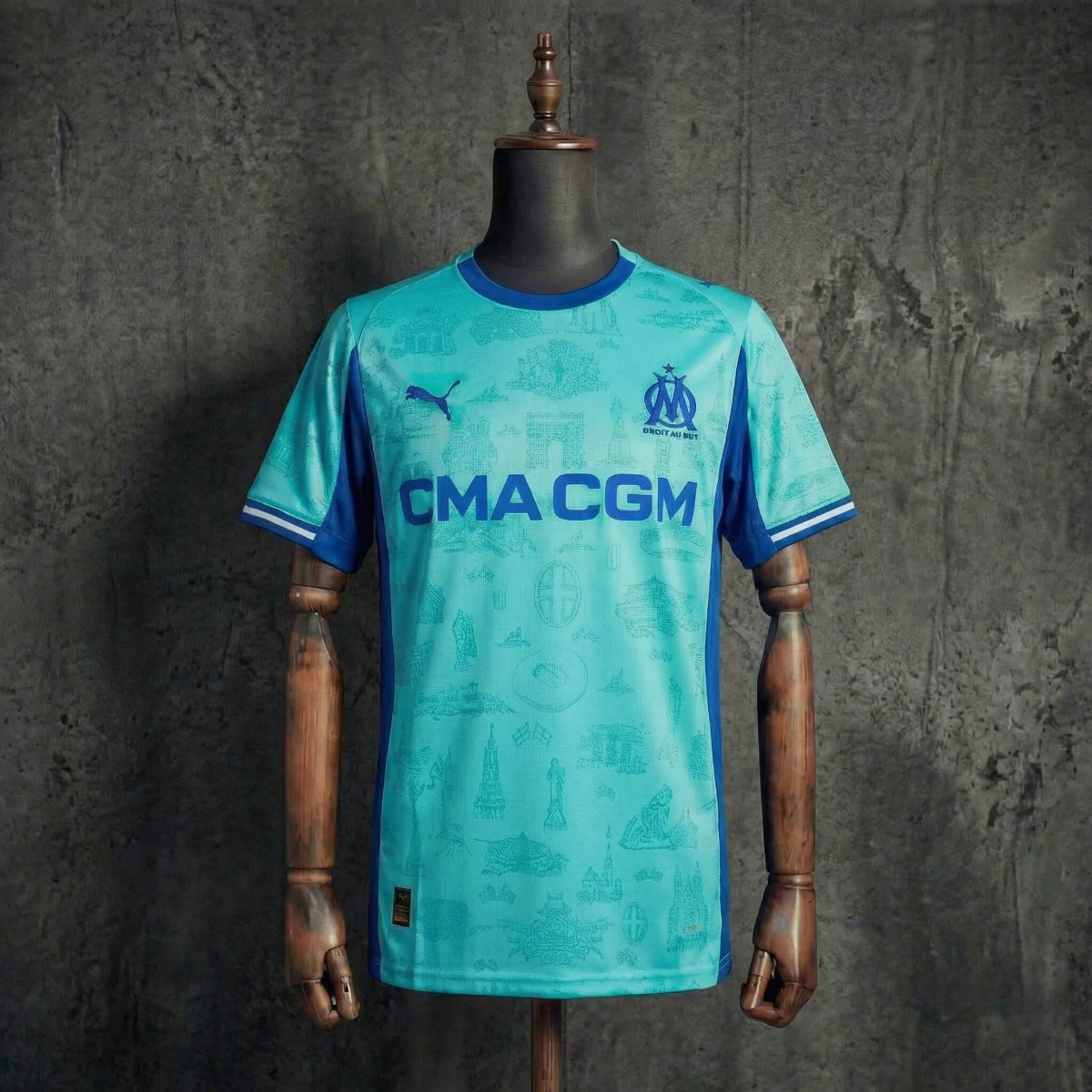 2025/26 Marseille Special Edition Green jersey Fan version