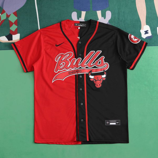 MLB Chicago Cubs Red and Black Jersey JORDAN #23