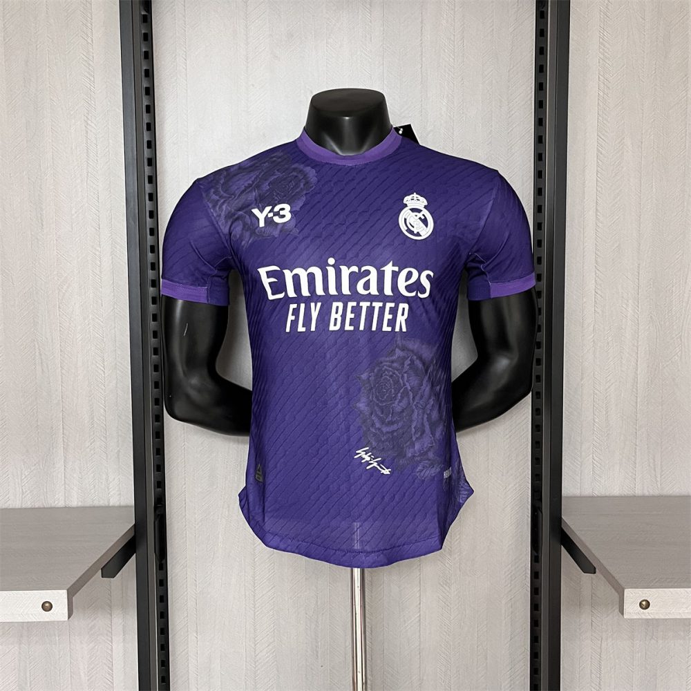 23/24Real Madrid Y-3 Special Edition Purple Jersey Player Version