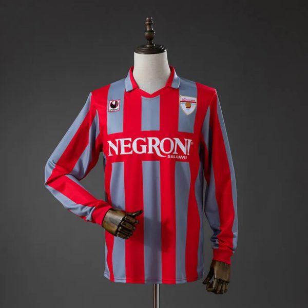 Retro Cremonese 1995/96 Away Jersey Long Sleeve Fan version