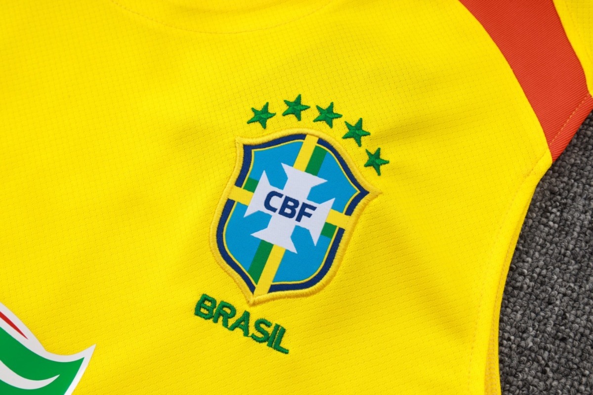 2026 Brazil Yellow Training Set Shirt and Shorts