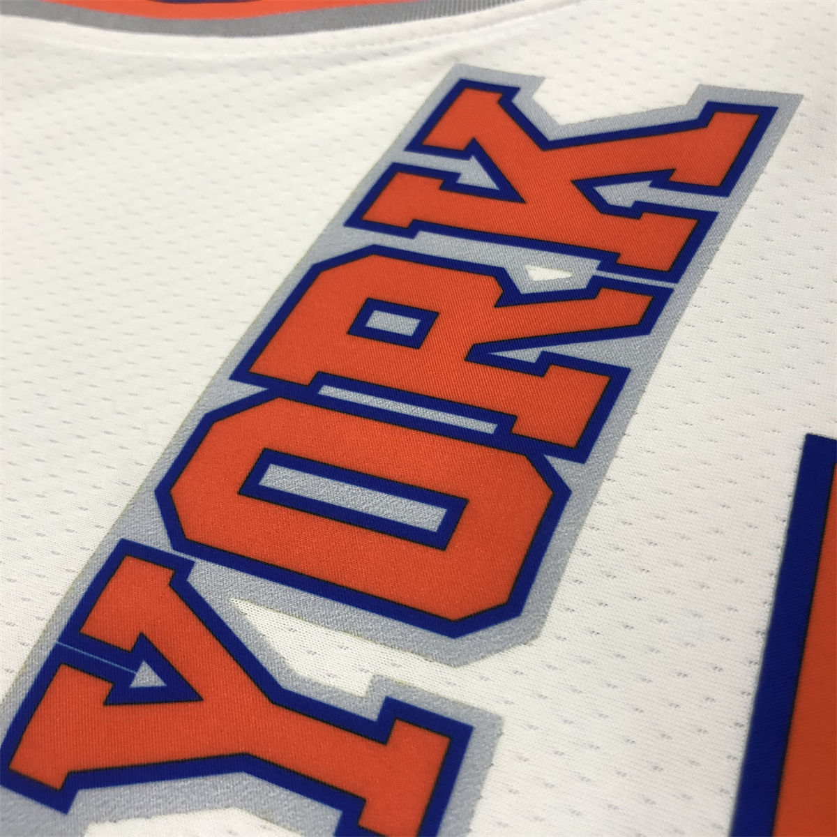 NBA New York Knicks Round Neck White jersey LIN#17 S-XXL