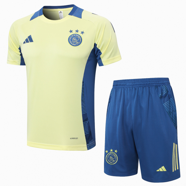 24/25 Ajax Yellow Training Set Shirt and Shorts