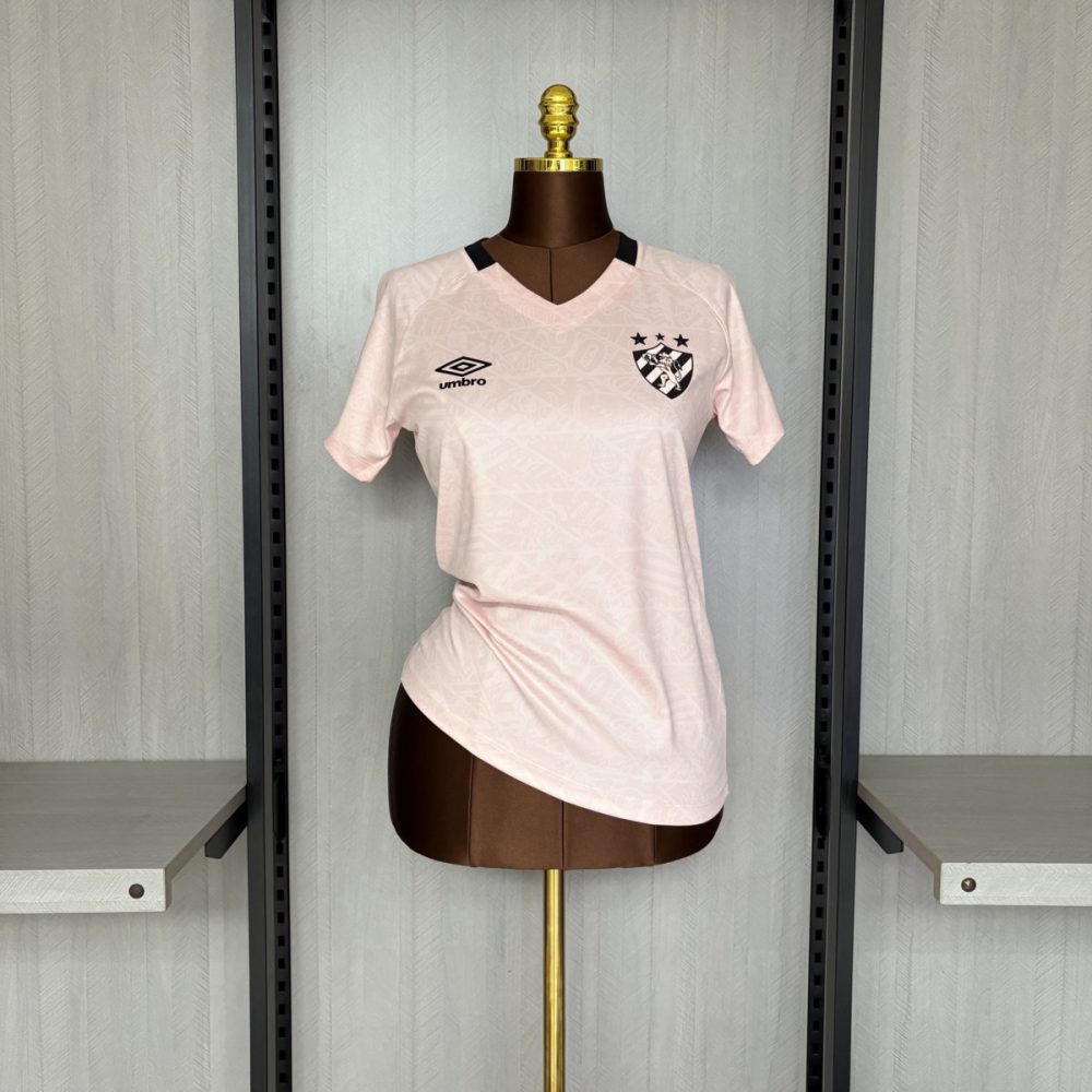 2025/26 Sporting Recife Pink Womens Jersey Fan Version