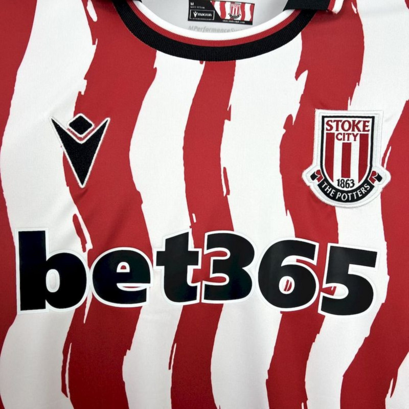 2025/26 Stoke City Home Jersey Fan Version