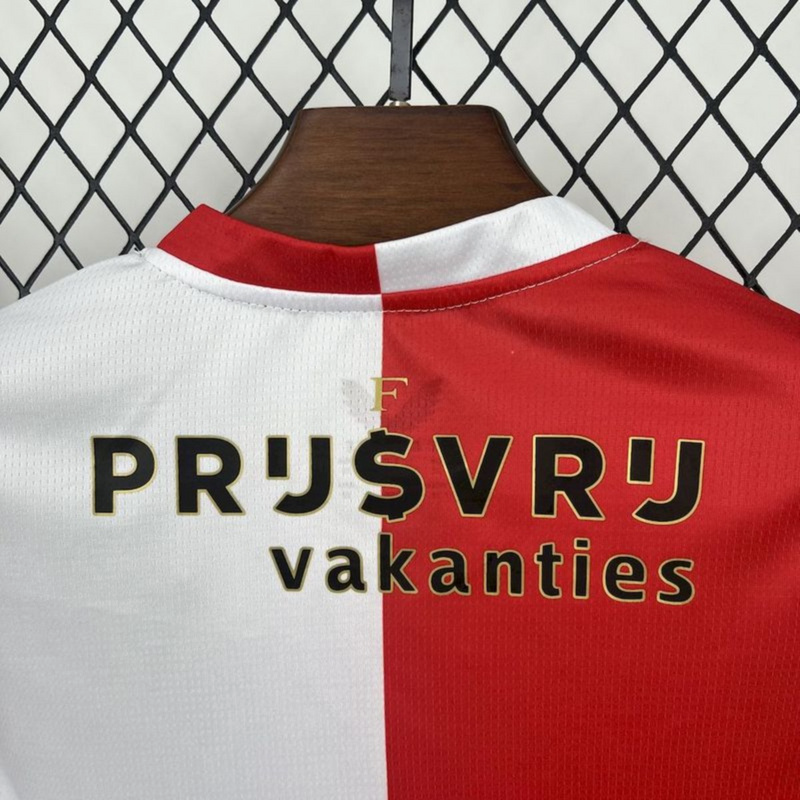 2025/26 Feyenoord Rotterdam Home jersey kids Kits size: 16-28