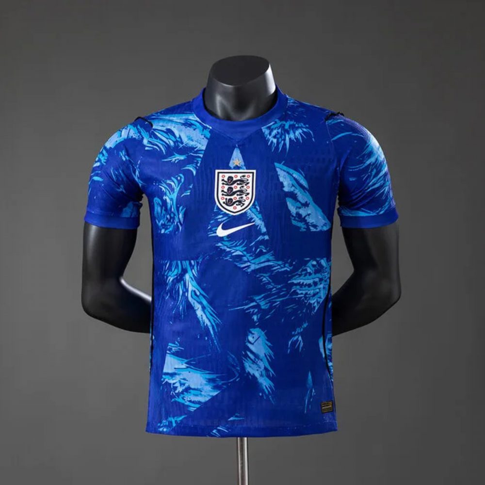 England 2026 World Cup Goalkeeper Blue Jersey Player Version