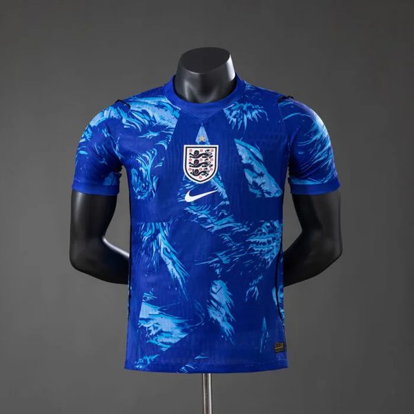 England 2026 World Cup Goalkeeper Blue Jersey Player Version