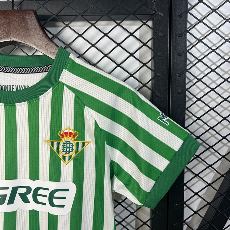 2025/26 Real Betis League Final Special Edition jersey kids Kits size: 16-28