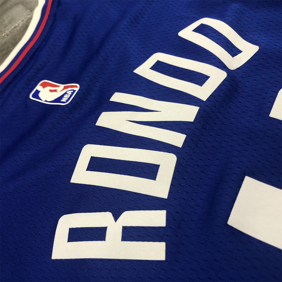 NBA Los Angeles Clippers V-Neck Blue Jersey RONDO#4 S-XXL