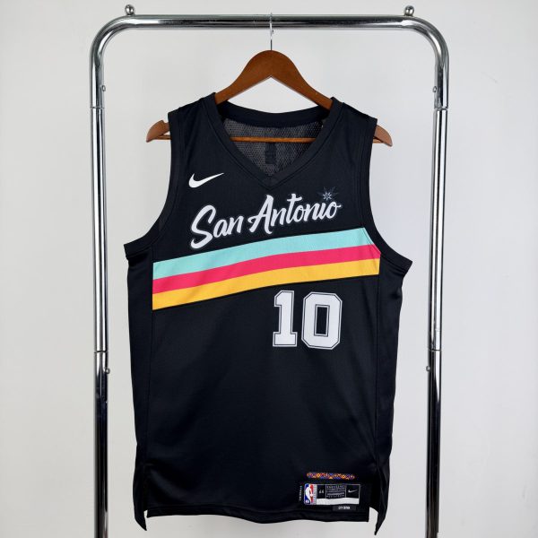NBA San Antonio Spurs 2026 City Edition Black jersey SOCHAN#10