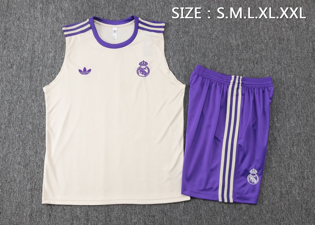 2026 Real Madrid Apricot Training Set Shirt and Shorts