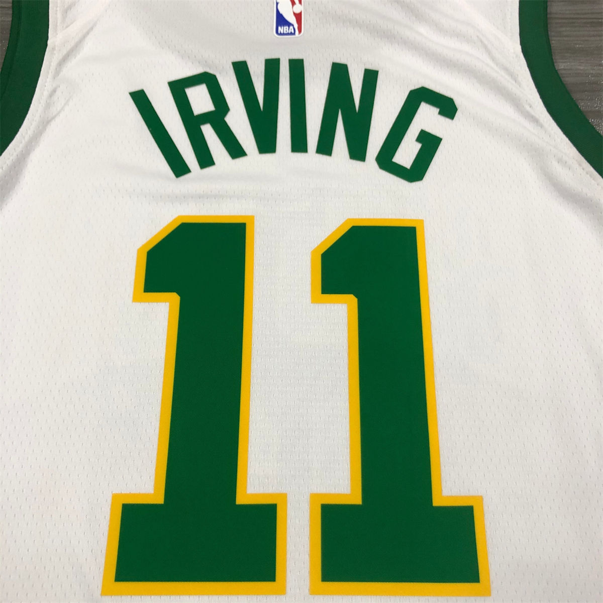 NBA Boston Celtics Round Neck White Jersey IRVING #11 S-XXL