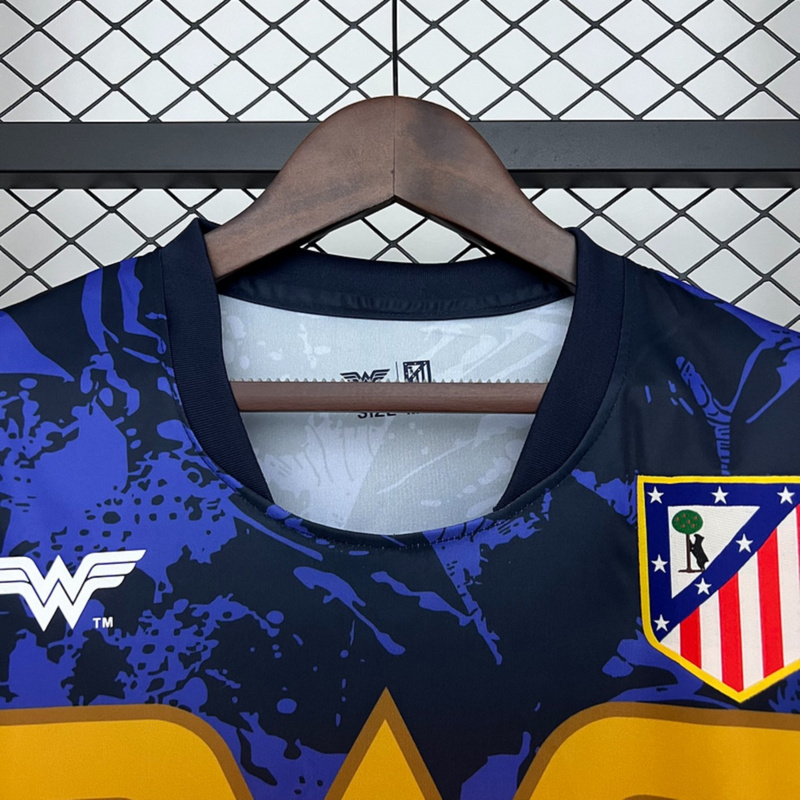 2025/26 Atletico Madrid Fantasyt Wonder Woman Jersey Fan Version