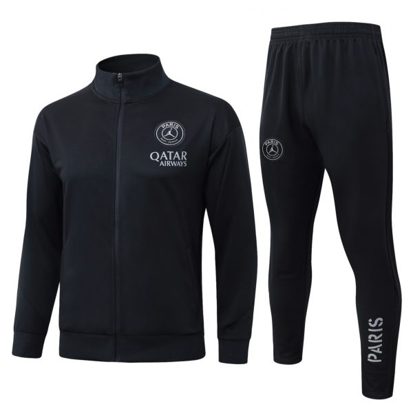 2026 Paris Black Jacket Training Suit Set