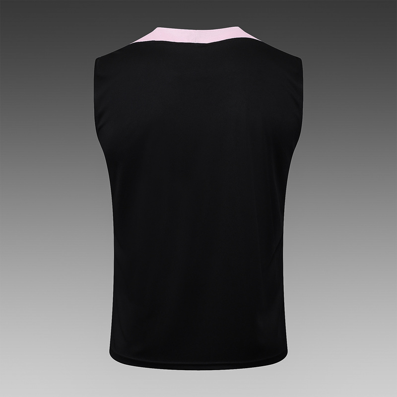 24/25 Paris Black Training Set Shirt and Shorts