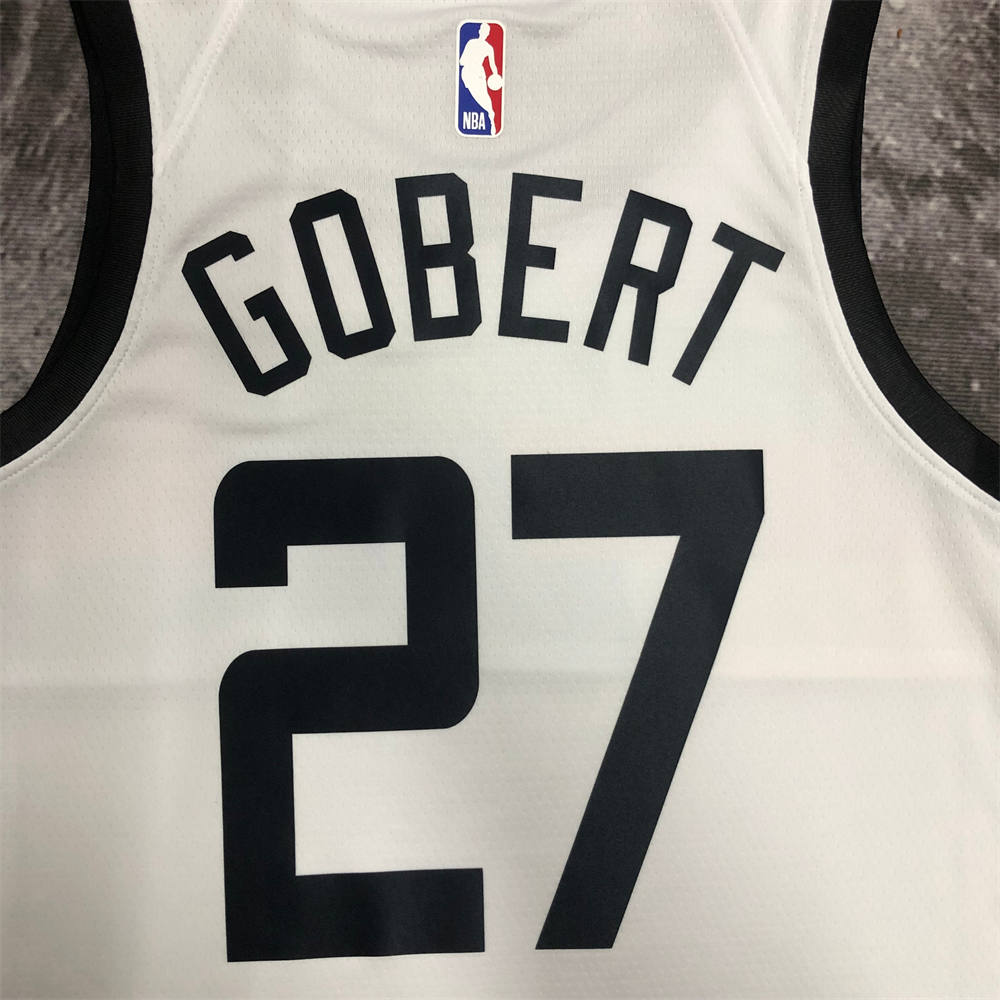 NBA Minnesota Timberwolves Round Neck Black Jersey GOBERT#27 S-XXL