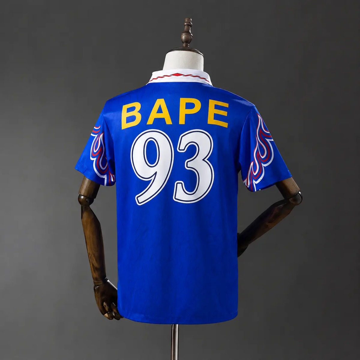 AD x BAPE Flame Japan Jersey Fan Version
