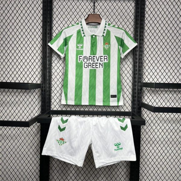 24/25 Real Betis Home jersey Kid Kits Size 16-28