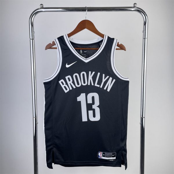 NBA Brooklyn Nets 2022/23 Black Icon Edition Swingman Jersey S-XXL