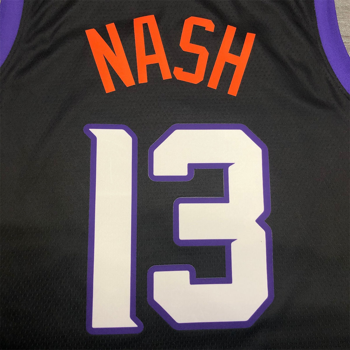 NBA Phoenix Suns Round neck Black jersey NASH#13 S-XXL
