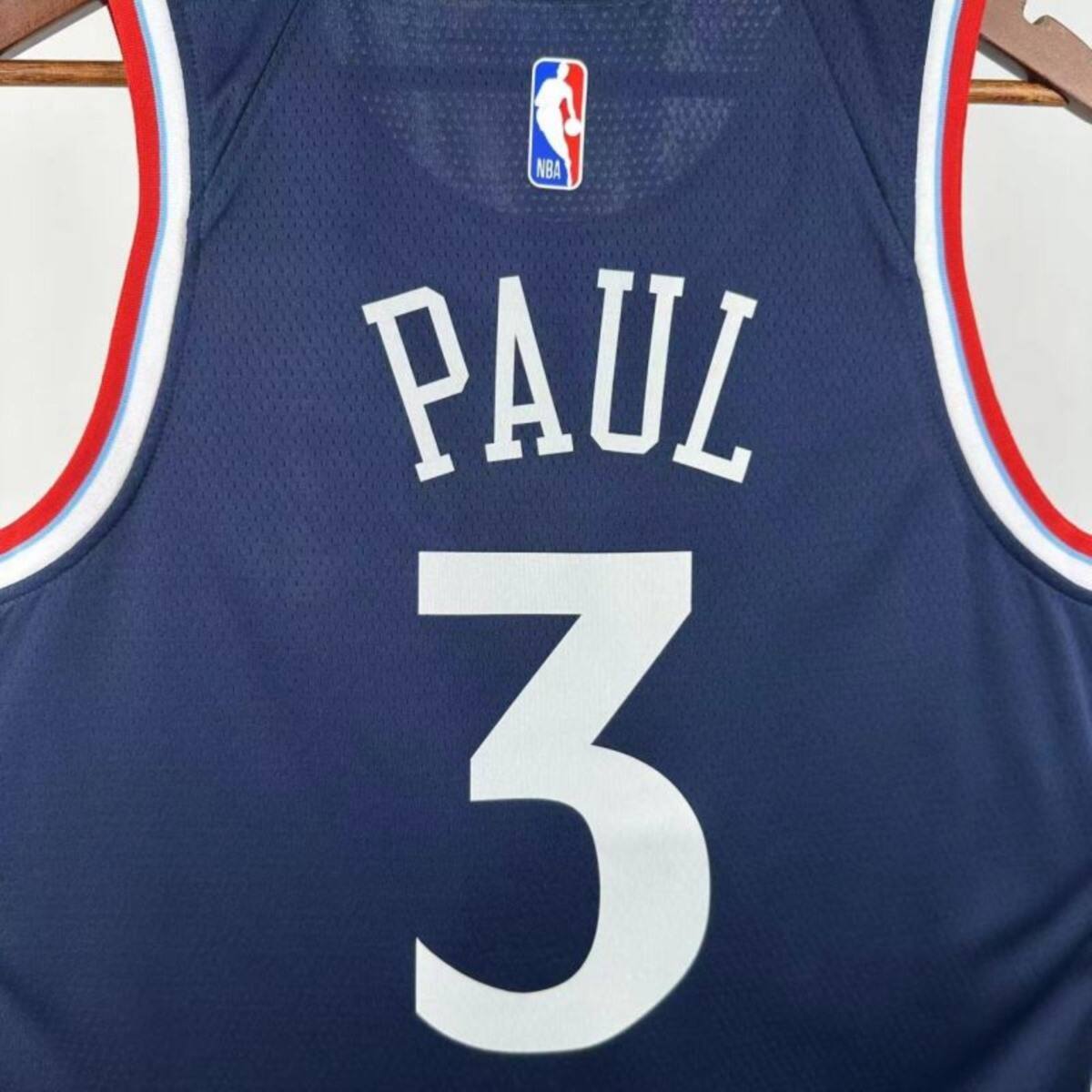 NBA Los Angeles Clippers 24/25 Round Neck dark blue Jersey PAUL#3 S-XXL