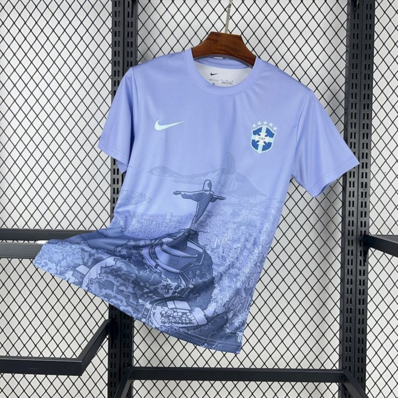 2025/26 Brazil Special Edition Light purple jersey Fan Version