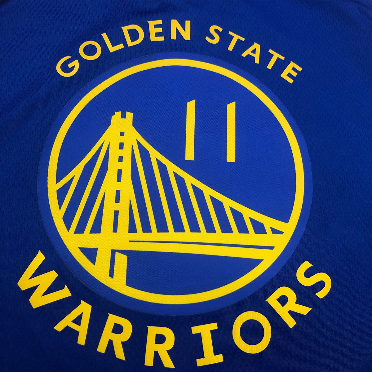 NBA Golden State Warriors V neck Blue Jersey THOMPSON#11 S-XXL