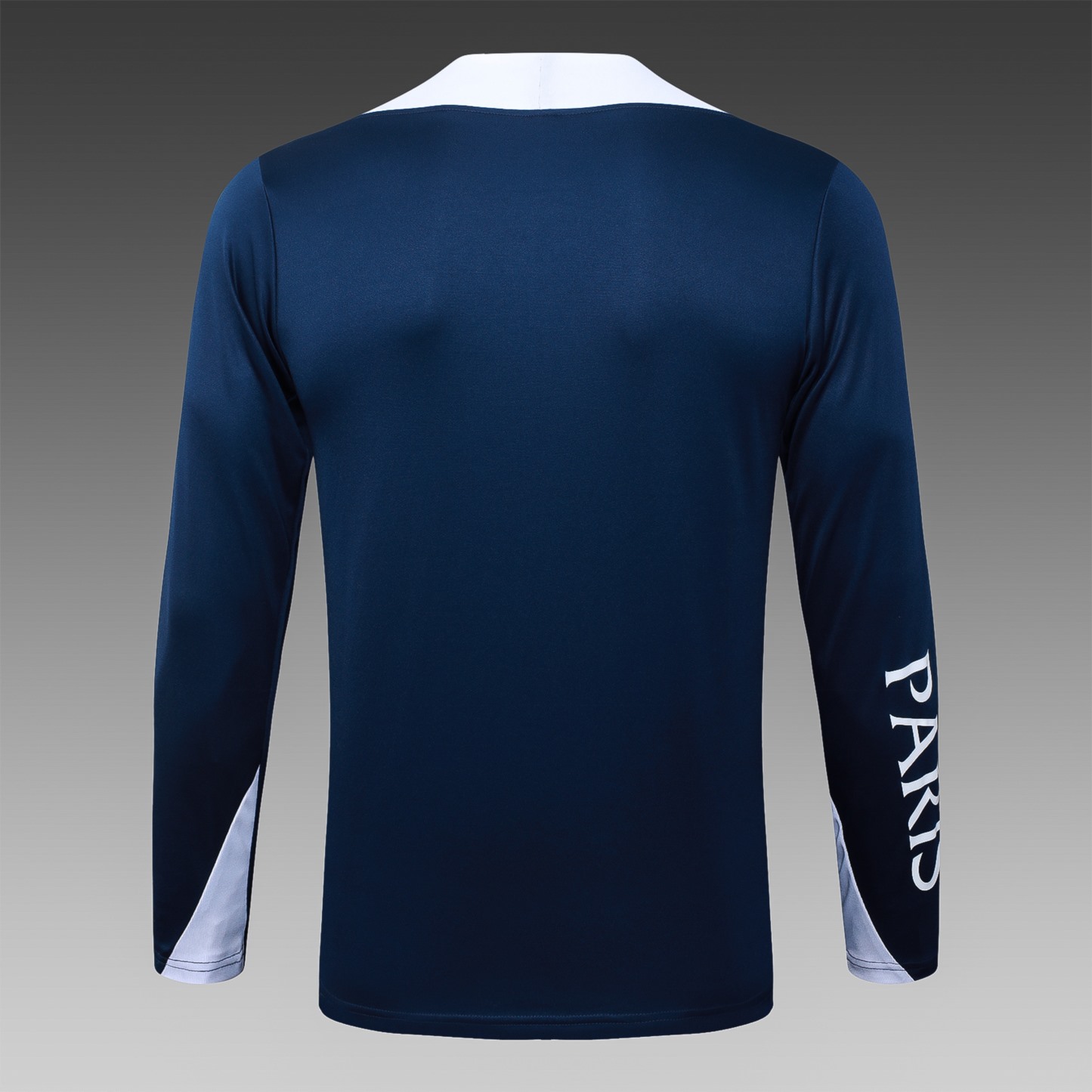202526 Paris royal blue Long-sleeved half-pull training kit Football team kit