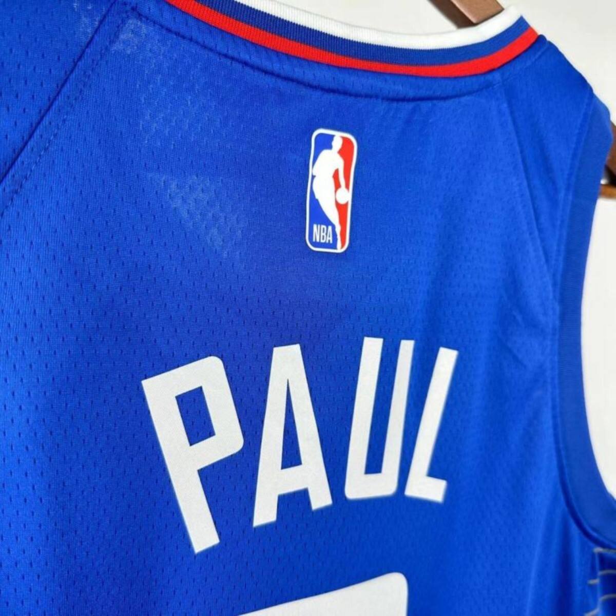 NBA Los Angeles Clippers 2023 V-Neck Blue Jersey PAUL#3 S-XXL