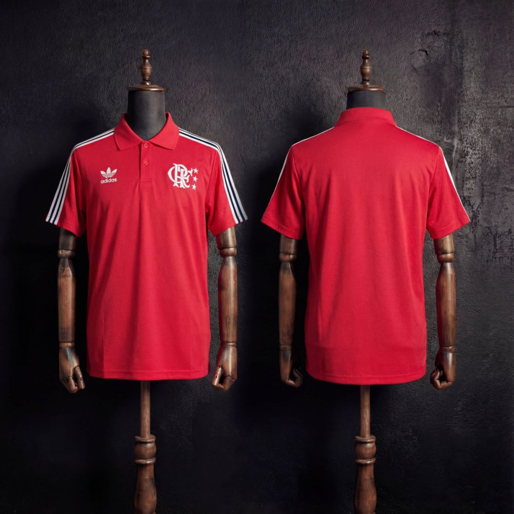 2025/26 Flamengo Training Red Polo Fan version