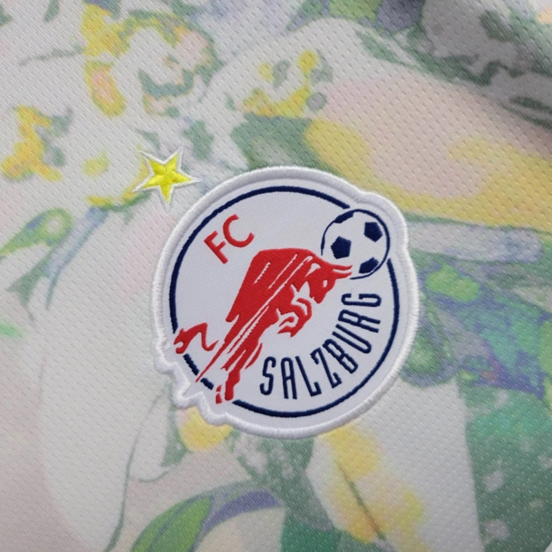 2025/26 Red Bull Salzburg Beige Jersey Fan Version