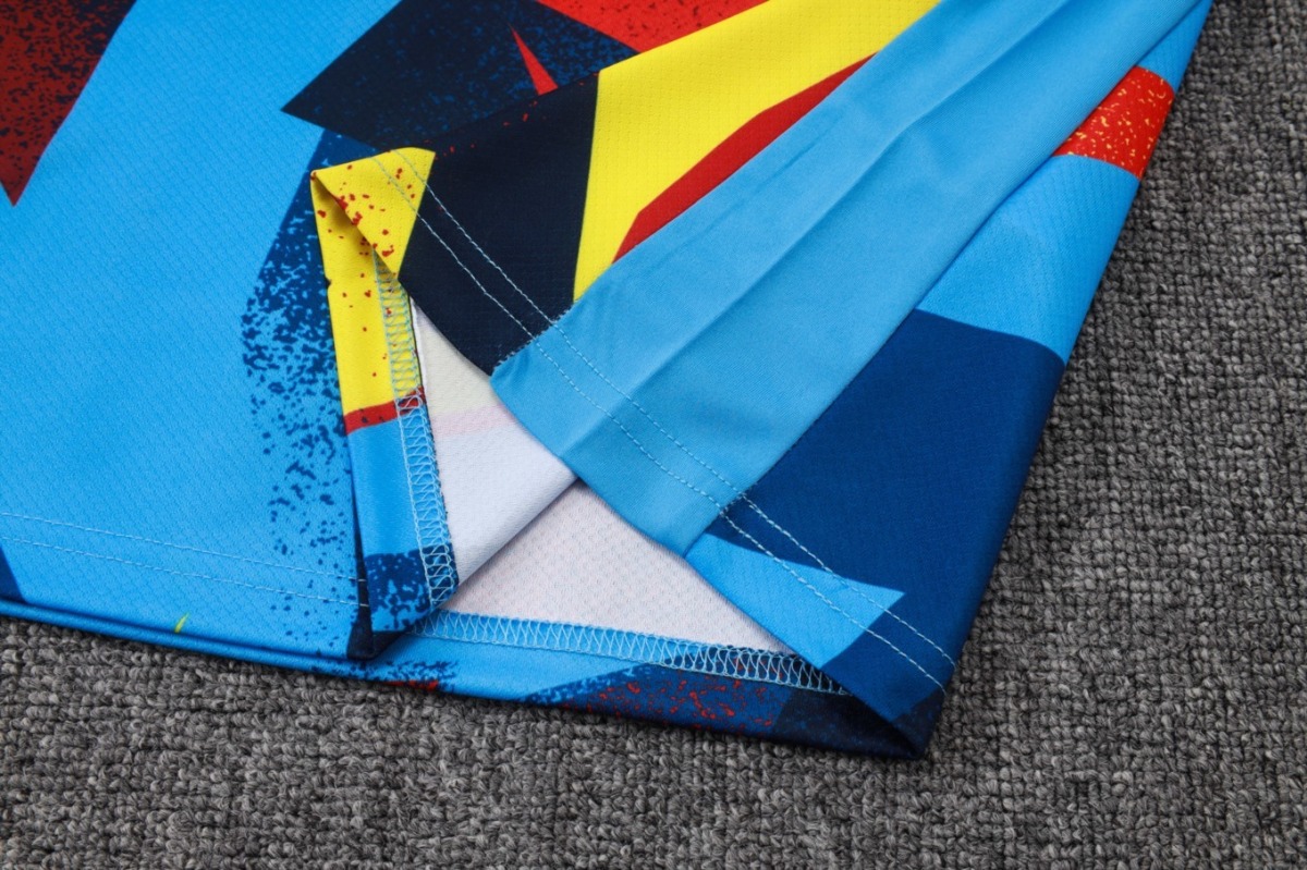 2026 Barcelona Light blue Training Set Shirt and Shorts