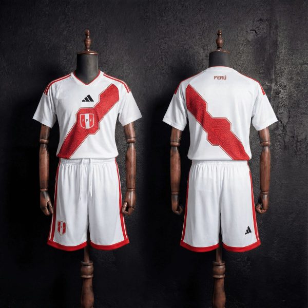 Peru 2026 World Cup Home Kid Kits Size 16-28