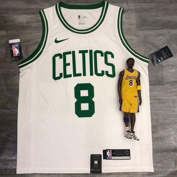 NBA Boston Celtics round neck White Jersey WALKER#8 S-XXL