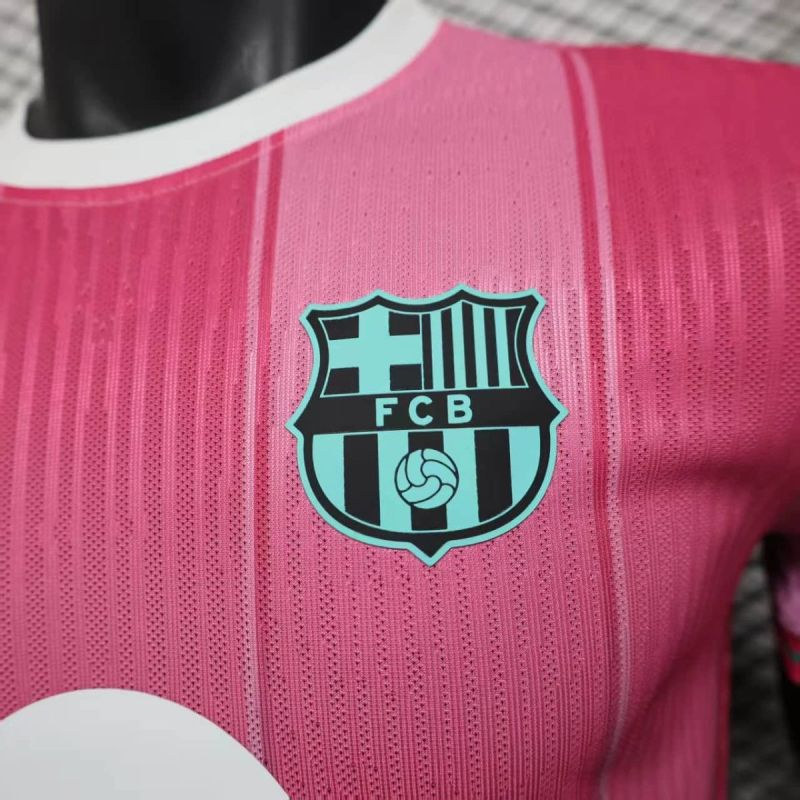 2025/26 Barcelona Pink Training jersey Player Version