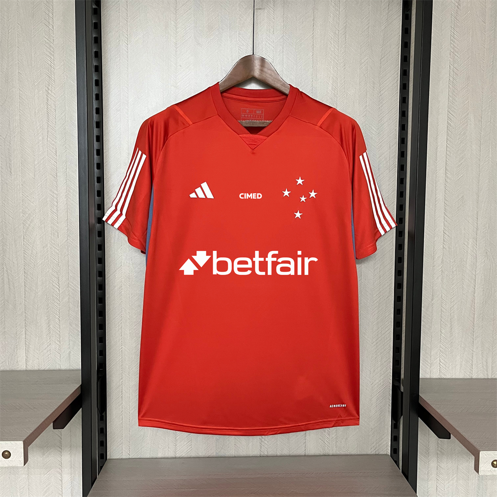 2024/25 Cruzeiro Training Red jersey Fan Version