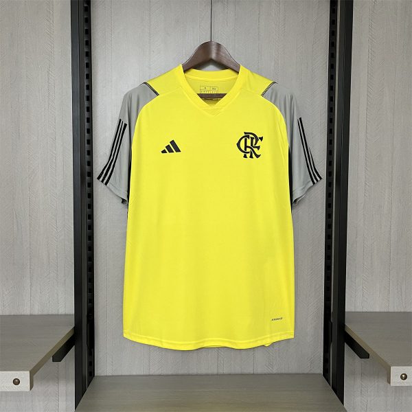 24/25 Flamengo Training Yellow  jersey Fan Version