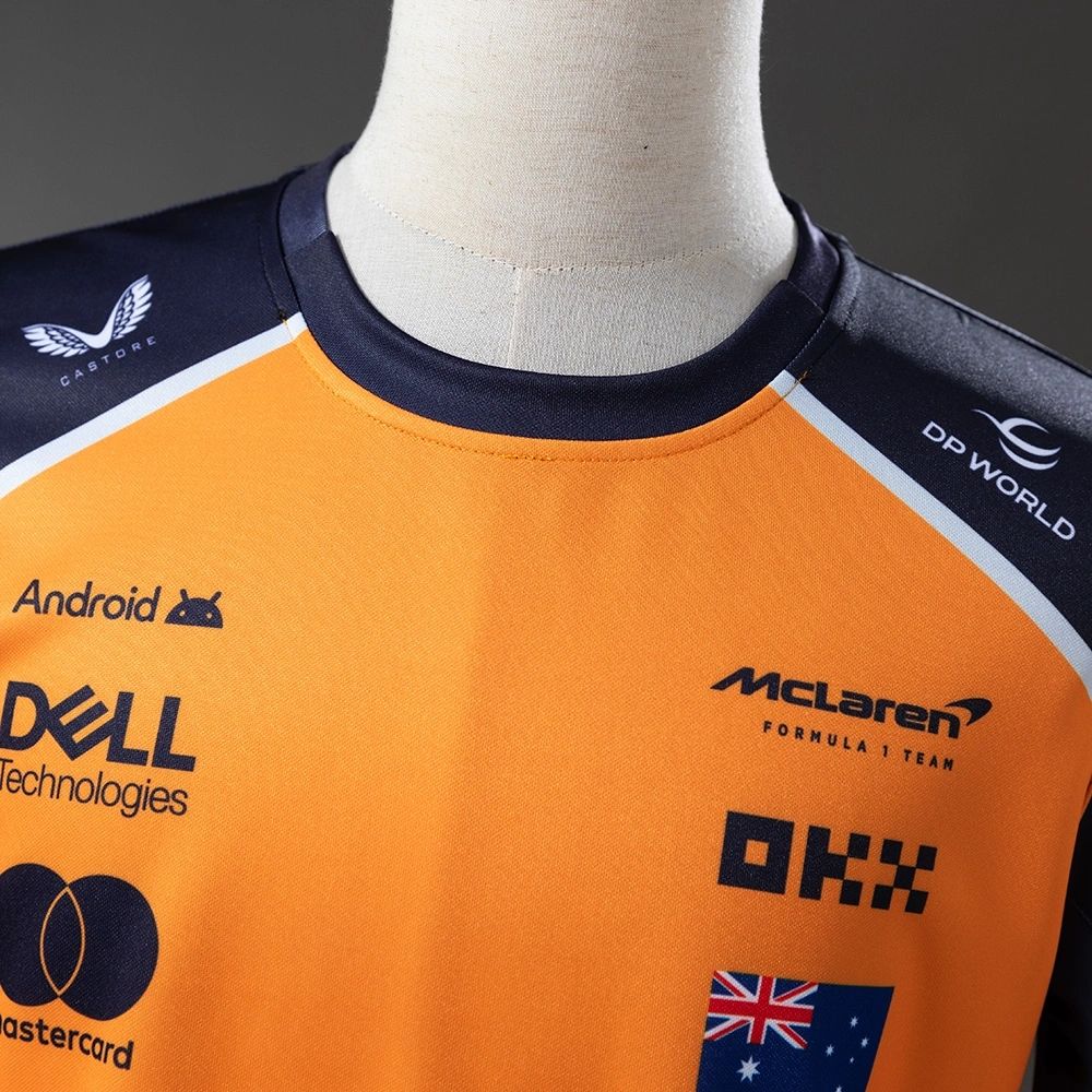 F1 Racing McLaren Team 2025 Orange Suit Shirt PIASTRI #81