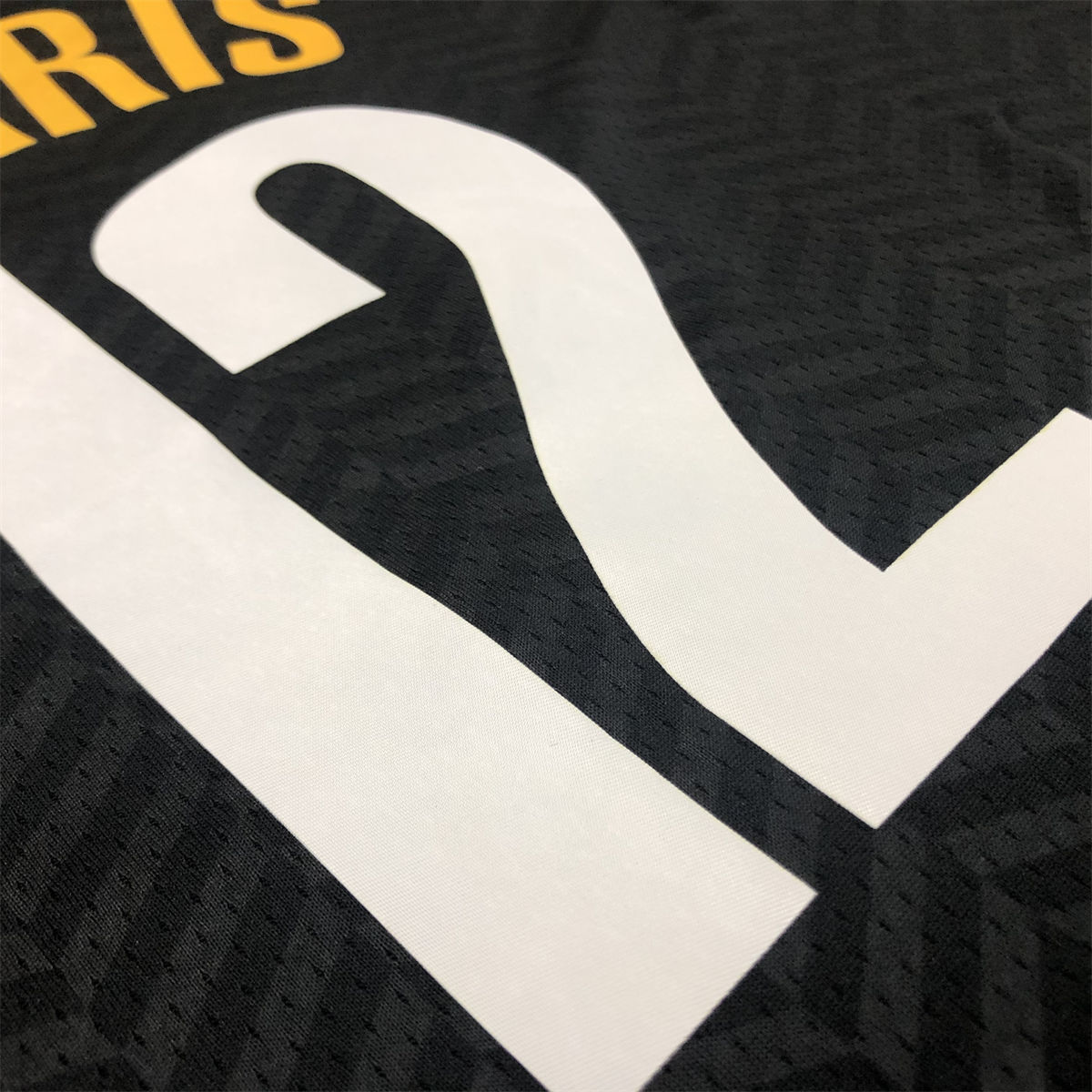 NBA Brooklyn Nets V-Neck Black Jersey HARRIS#12 S-XXL