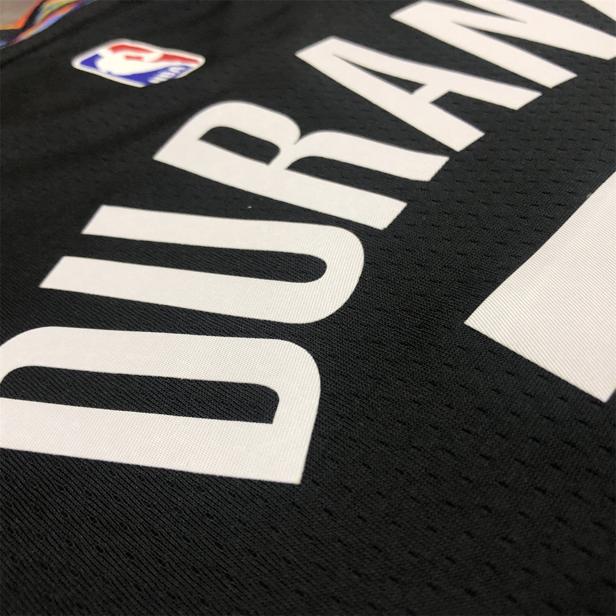 NBA Brooklyn Nets V-Neck Black Jersey DURANT#7 S-XXL
