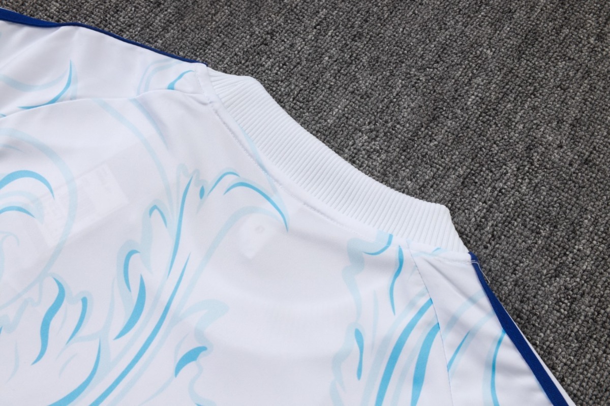2026 Argentina White Training Set Shirt and Shorts
